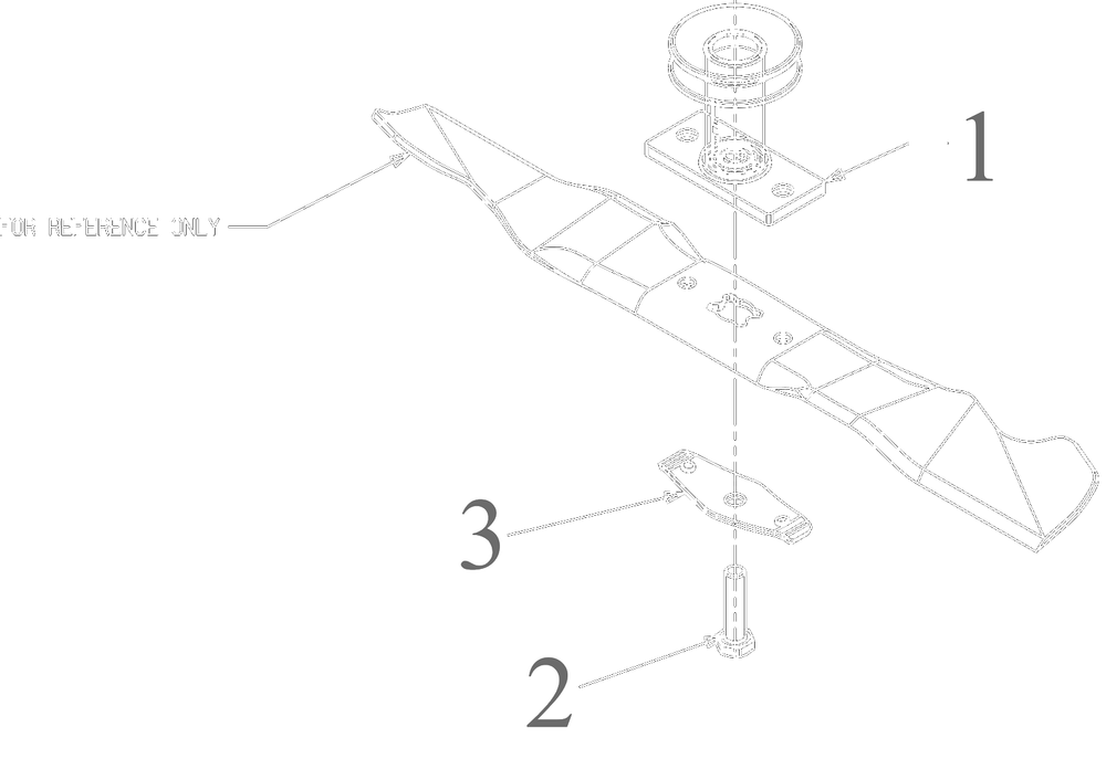 Blade Adapter Diagram and Parts List for 12AVO23Z752 2022 Yard Machines Lawn Mower
